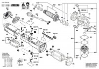 Bosch 3 601 GD0 000 Gws 14-125 Angle Grinder / Eu Spare Parts